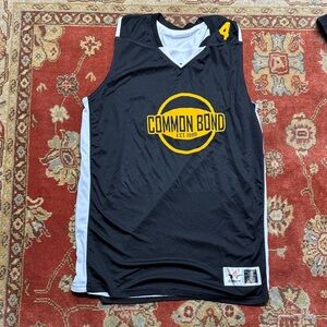 Black and Yellow Basketball Jersey